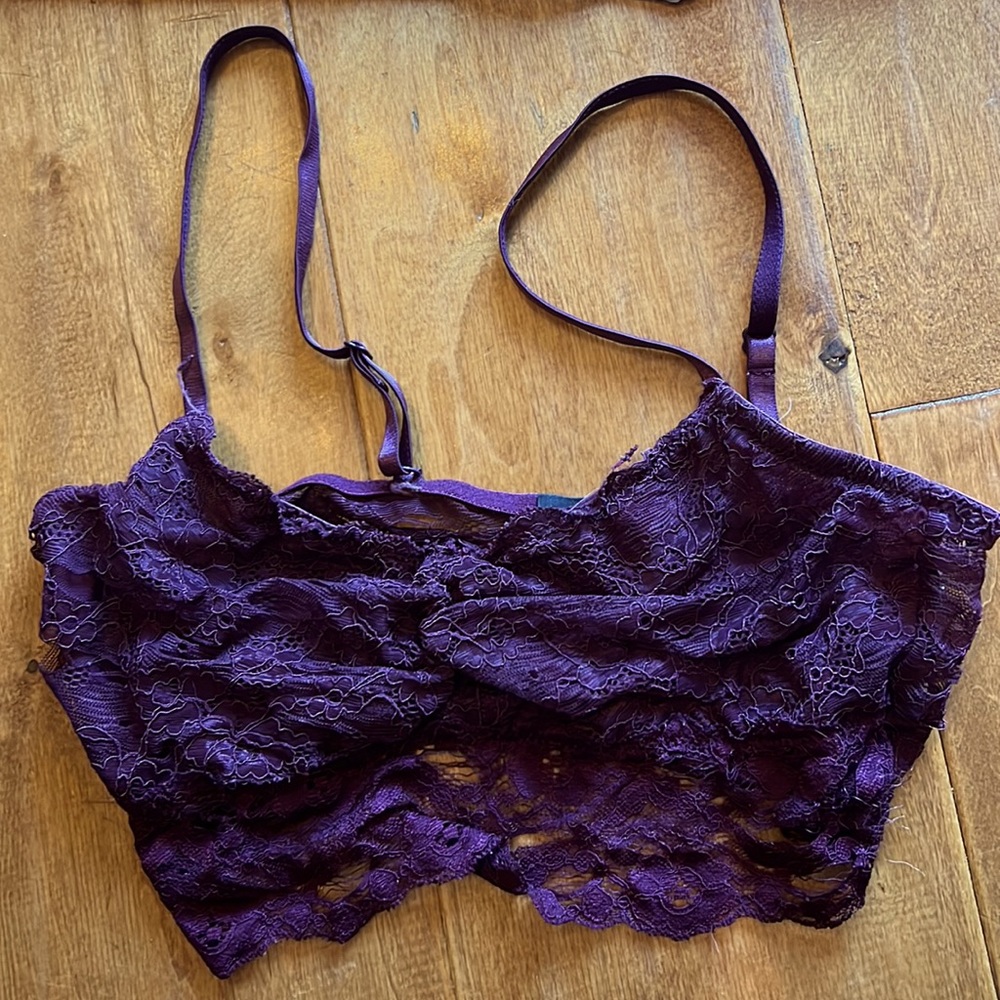 Purple bralette
